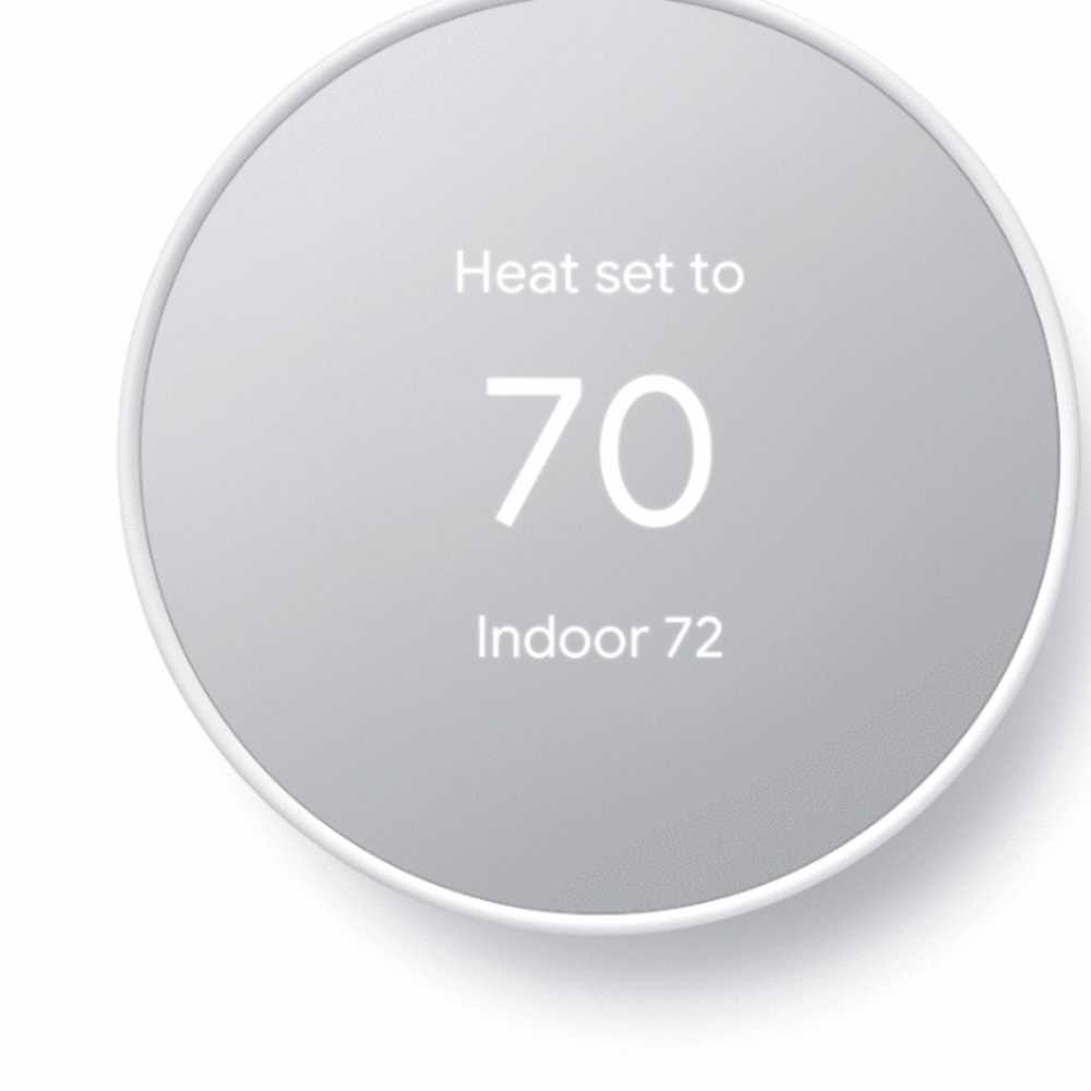 Google Nest Thermostat | Nest Pro Edition | Smart Wi-FSmart Thermostat in Silver